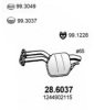 MERCE 1244902115 Middle Silencer